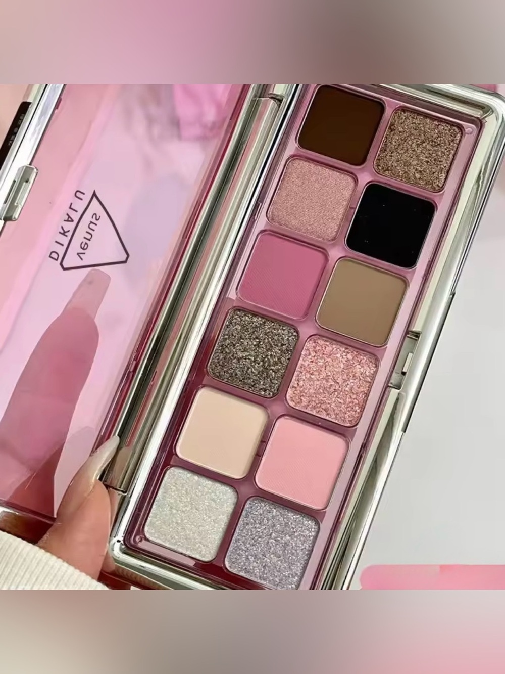 Kohl's Pink & Neutral Eyeshadow Palette - Matte and Shimmer Mix